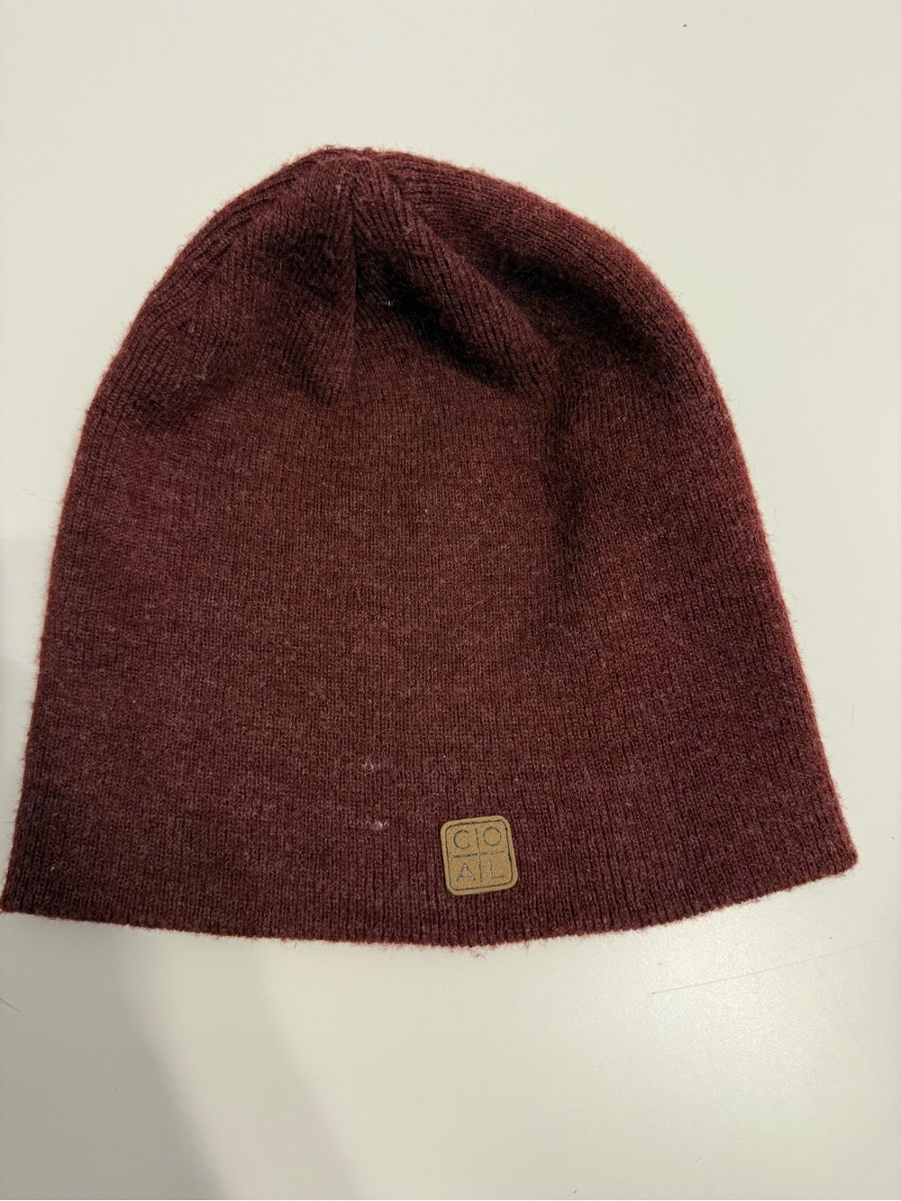 COAL Men's Maroon Knit Beanie